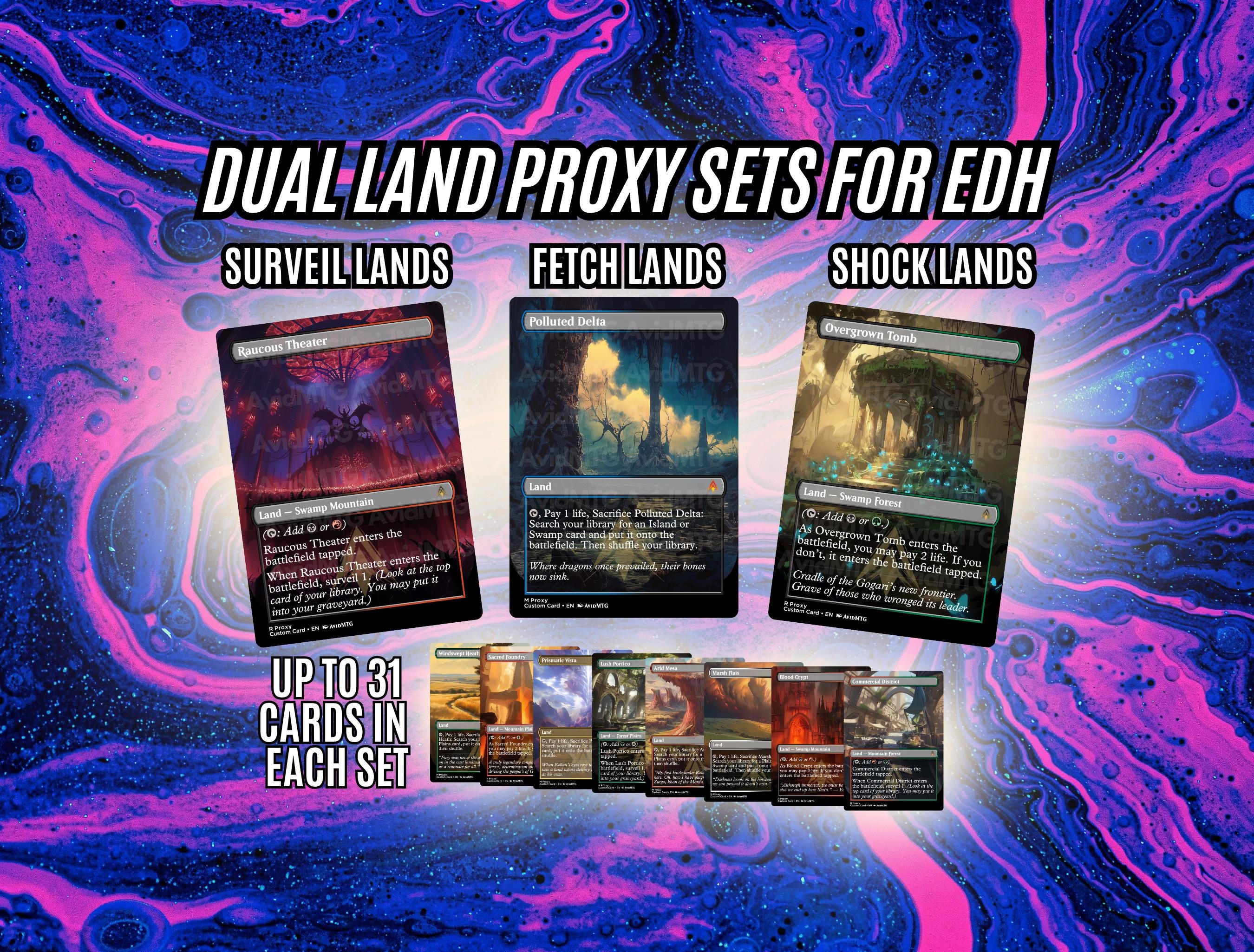 MTG 友好フェッチランド 5種セット