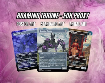 Roaming Throne EDH Proxy Card: Anime/Poster/Standard Art