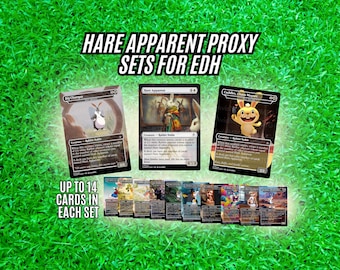 Hare Apparent EDH Proxy Set - 3 to 12 Card Bundle - Standard | Nickname | Anime Arts - Proxy Cards for EDH/CEDH - High Quality Custom Cards