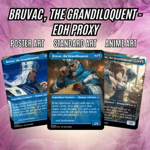 尊大なブルヴァック EDH 高価値プロキシカード - ポスター | スタンダード | Anime Arts - EDH 向け高品質プロキシカード