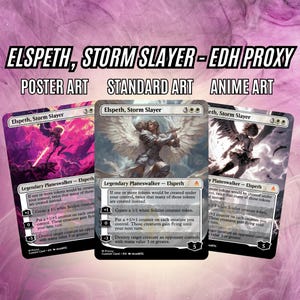 Elspeth, Storm Slayer EDH High Value Proxy Card - Poster | Standard | Anime | NSFW Arts - High Quality Proxies for EDH