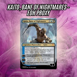 Kaito, Bane of Nightmares EDH Hochwertige Proxy Karte - Hochwertige Proxies für EDH