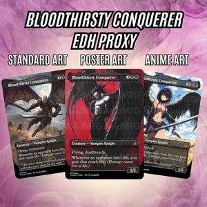 Bloodthirsty Conquerer EDH High Value Proxy Card - Poster | Standard | Anime Arts - High Quality Proxies for EDH