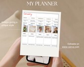 Social Media Planner Template