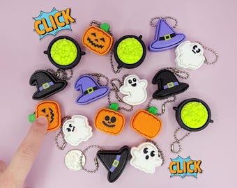 Halloween 3D printed clickers - mechanical, fidget, clicky, stress relief