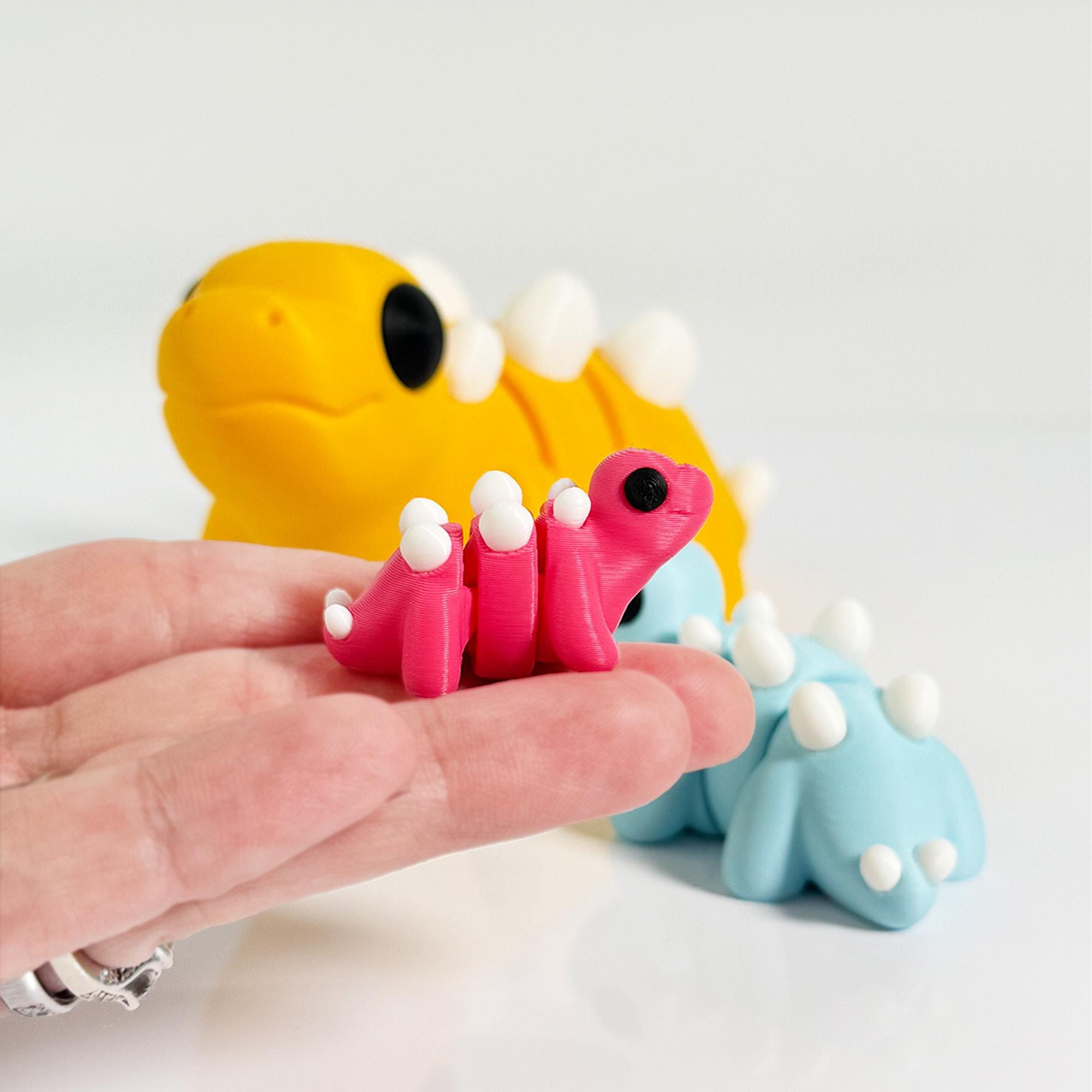 Stegosaurus 3D Printed Figure - Articulated, Flexi, Fidget, Decoration ...