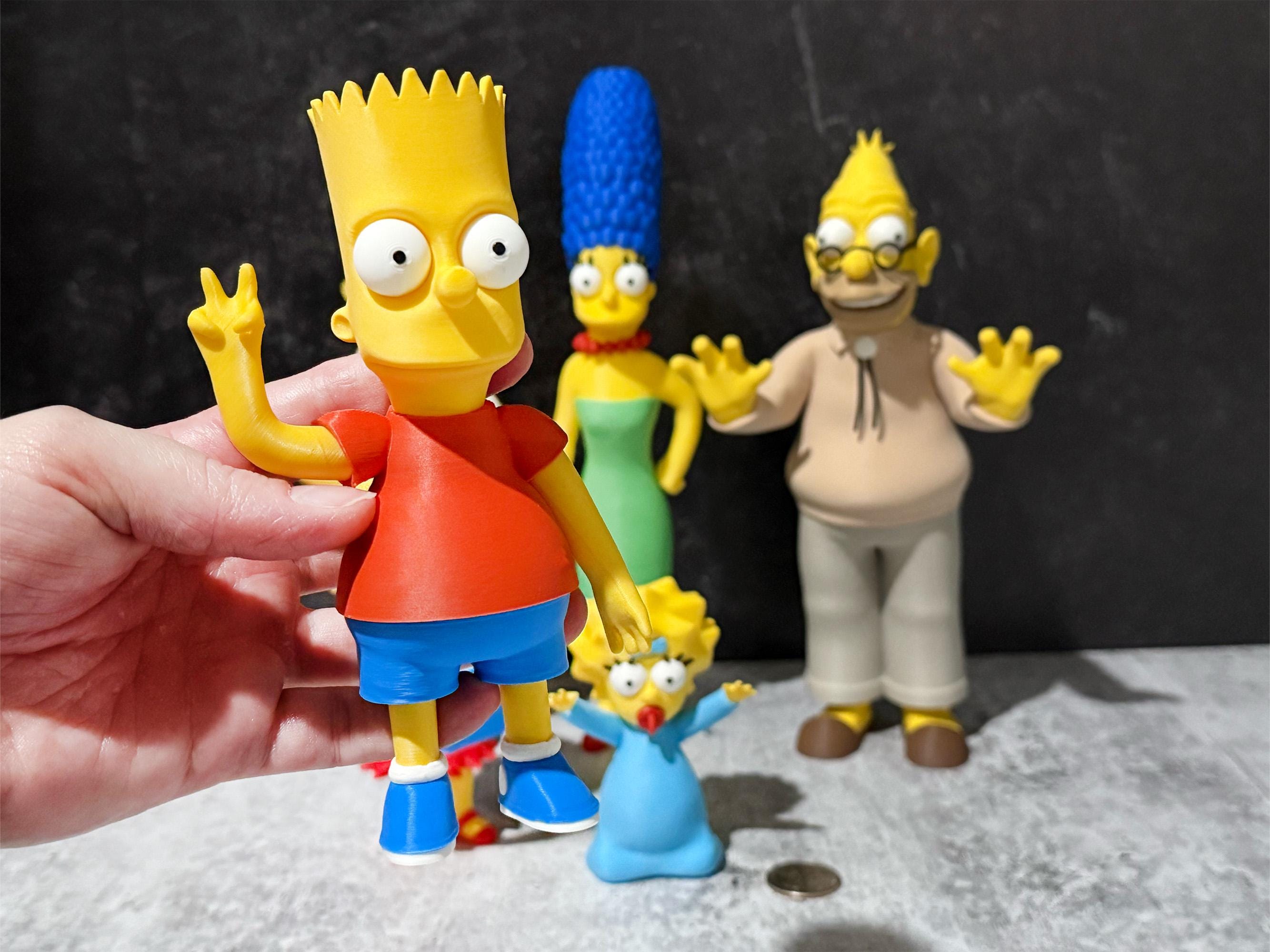 Springfield Characters 3D Printed Figures - Collectible, Fan Art - Etsy