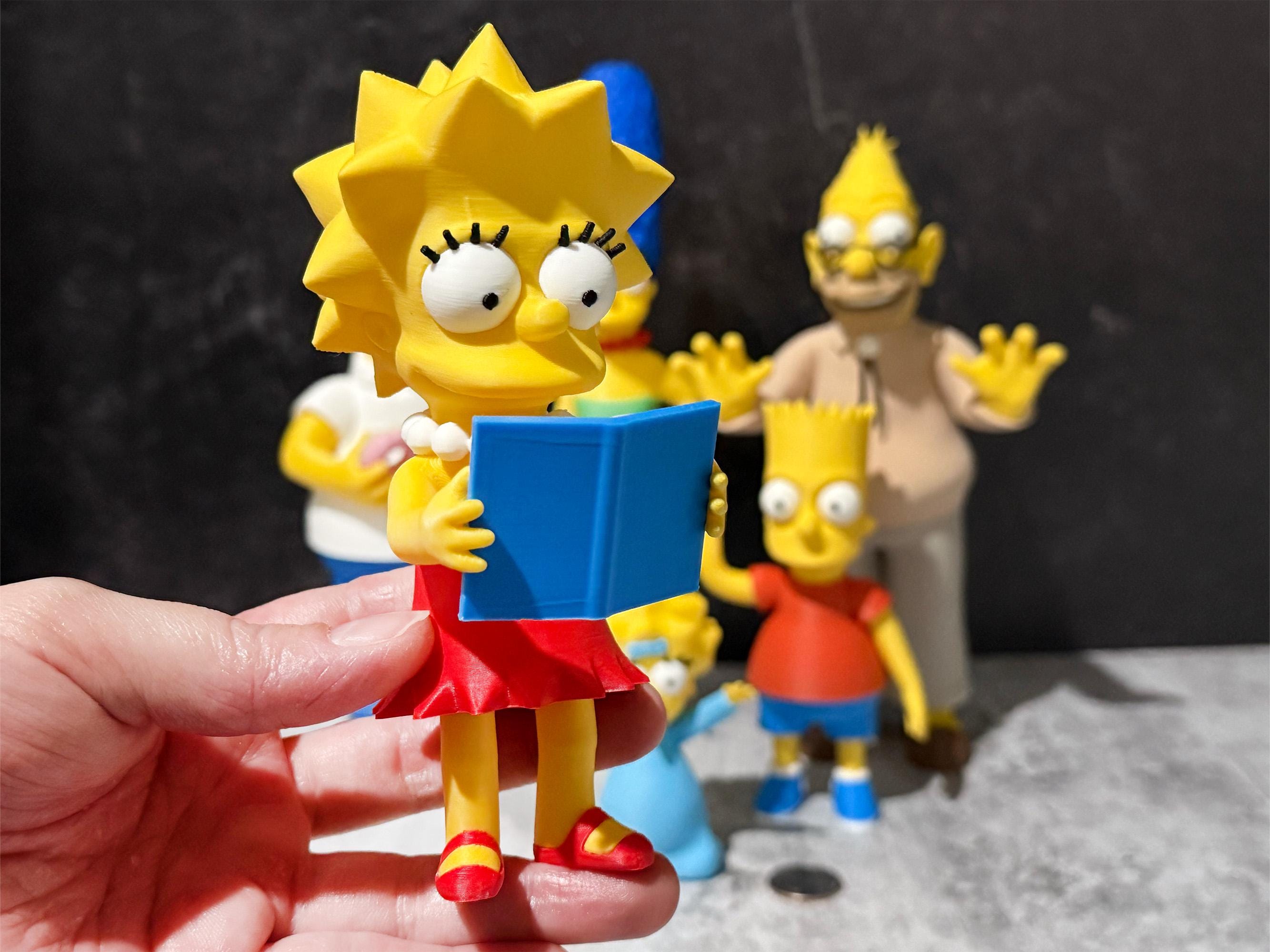 Springfield Characters 3D Printed Figures - Collectible, Fan Art - Etsy