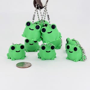 Bubble Frog 3D printed minis - mechanical, fidget, clicky, stress relief