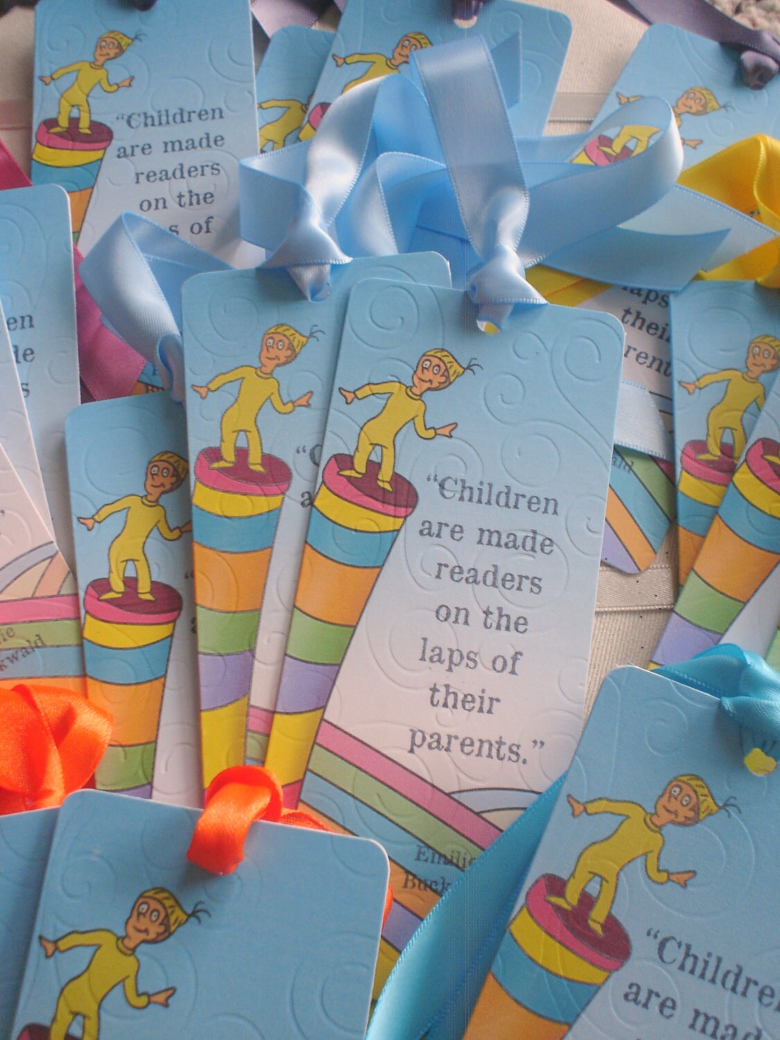 Dr Seuss Baby Shower Bookmarks Etsy