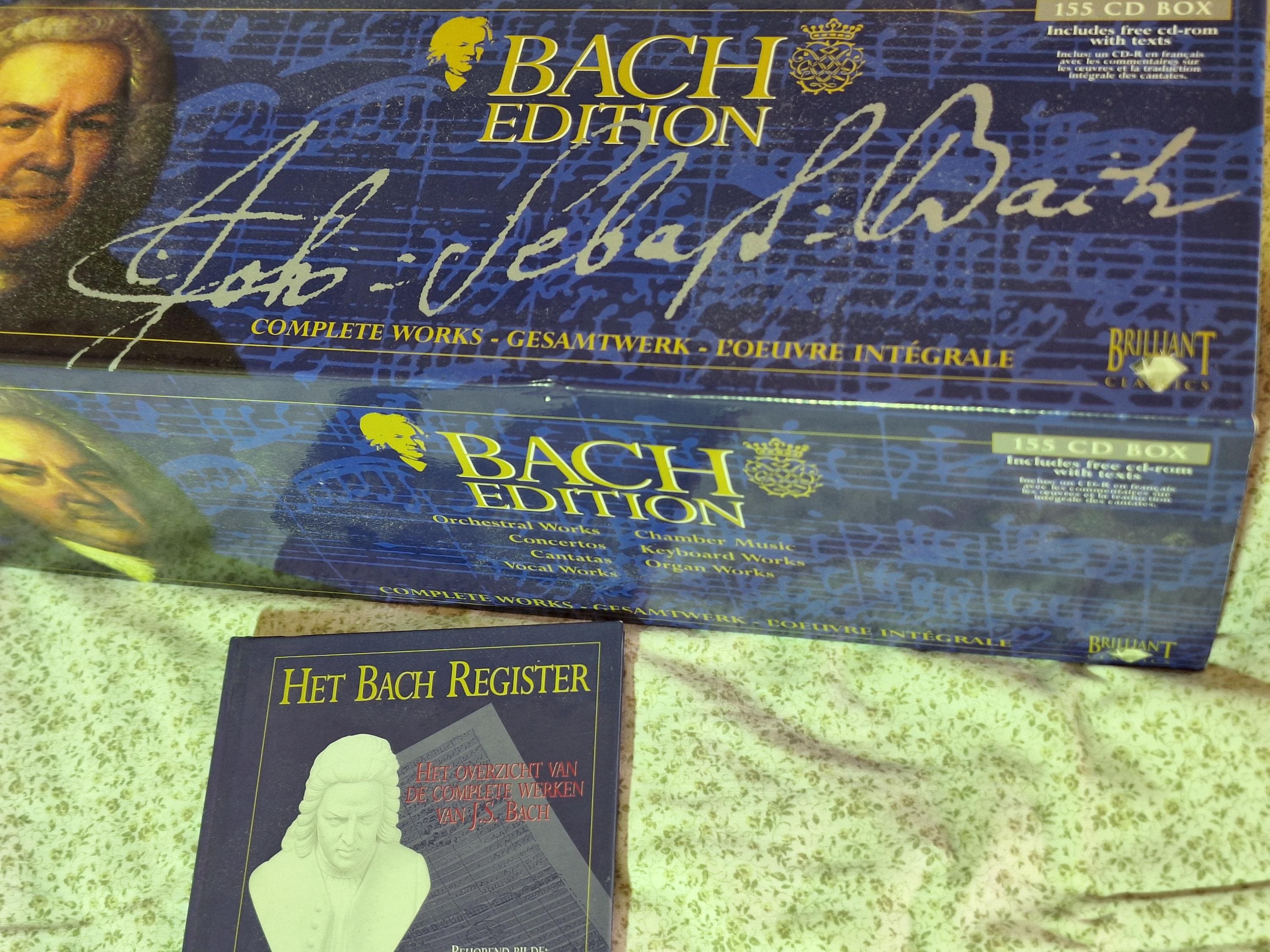 Bach Edition, Komplett, 155 Cds, Brilliant Classics, Libretti