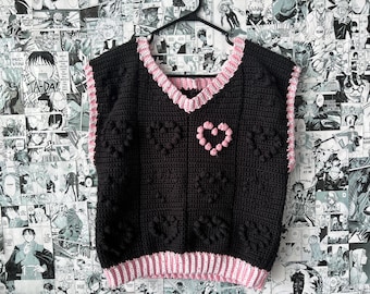 Modello gilet maglione Lonely Hearts / SOLO MODELLO PDF/