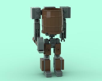 Instrukcje cyfrowe - LEGO Medieval Barrel Battle Mech