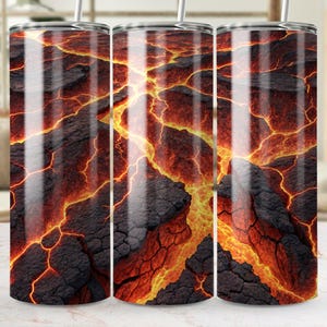 Lava Flow Tumbler Wrap Png, Volcanic Tumbler Sublimation Design, Digital Download Tumbler Wrap, Geometric Abstract Tumbler Art
