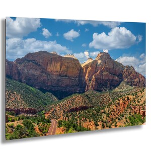 Zion National Park Canvas Print: Rock Canyon Desert Wall Art