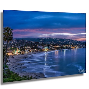 Laguna Beach Sunset Print: California Coastal Wall Art
