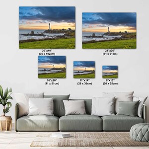 Pigeon Point Lighthouse Print: California Coast Scenic Wall Art image 2