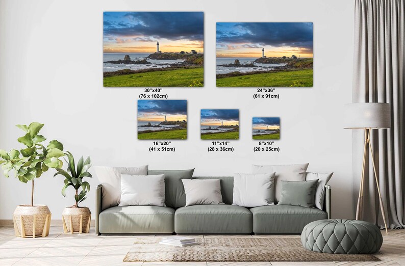 Pigeon Point Lighthouse Print: California Coast Scenic Wall Art image 2