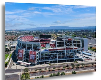 Levi’s Stadium Wall Art, San Francisco 49ers Football (Aerial Print)