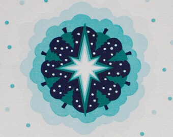 2026 Letterpress Art Wall Calendar - Wish Upon a Star