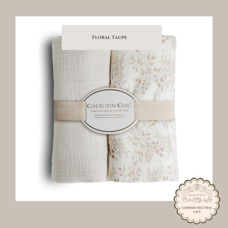 Baby Shower Gift Vintage Muslin Swaddle Lightweight Cotton Wrap Neutral Nursery Essential Timeless Design Natural Material Breathable Fabric Summer Infant Comfort Newborn Wrapping Solution Soft Texture Quality Construction Versatile Baby