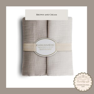 Vintage Baby Swaddle Muslin Blanket Lightweight Cotton Infant Wrap Breathable Fabric Natural Texture Soft Comfort Neutral Nursery Essential image 9