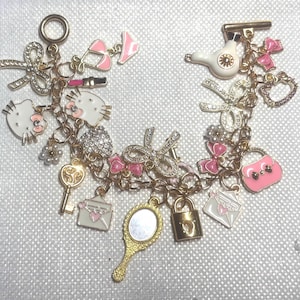 Colorful Charm Bracelet: Fun Junk Jewelry