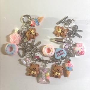 Free Style Colorful Charm Bracelet: Fun Junk Jewelry
