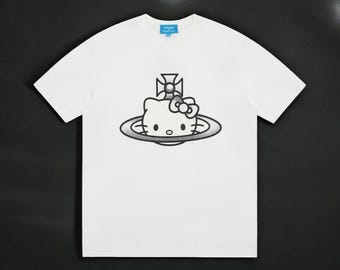 Sanrio Vivienne Westwood Shirt | Crewneck, Shirt, Vivienne, Globe, y2k, aesthetic, westwood, grunge, Hellokitty, Kuromi, Cute, Gift, Baggy