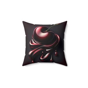 Dripping Cherry Juice Pillow