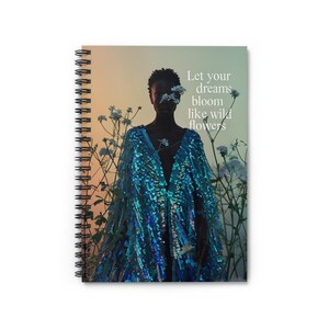 Green Goddess Spiral Notebook - Ruled Line | Nature-Inspired Writing Journal | 118 Lined Pages