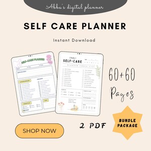 Self Care Planner, Wellness Journal, Daily Self Care Plan, Mental Health Organizer, Habit Tracker, Self Improvement Gift
