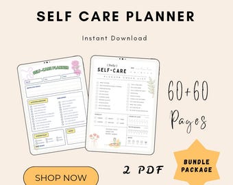 Planificador de autocuidado: diario de bienestar y seguimiento de hábitos