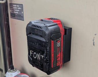 Magnetische houder voor vakmanbatterij voor gereedschapskisten
