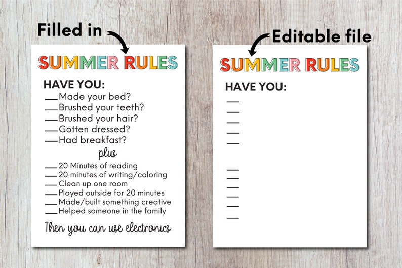 Printable Summer Binder Editable image 3