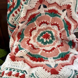 Mandala Decke gehäkelt