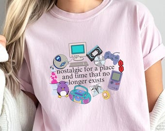 Millennial Nostalgia T-Shirt Comfort Colors Tee Adulting Sucks