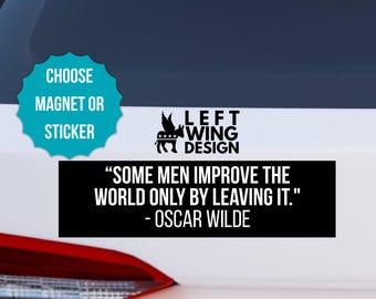 Big Beautiful Obituary Bumper Sticker Magnet Anti Trump MAGA FDT