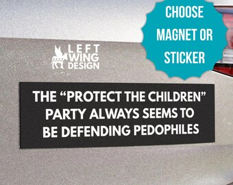 Anti-republikeinse bumpersticker automagneet anti-MAGA FDT