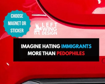 Anti-republikeinse automagneet bumpersticker anti-troef