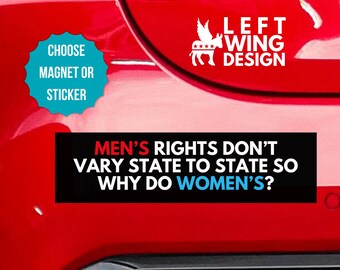 Women's Rights Car Magnet Sticker Kamala Election Democrat Blue Wave Deportation Bumper Sticker Anti-Trump Abortion is Healthcare Feminist