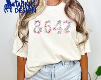 Floral 8647 T-Shirt Comfort Colors Tee Anti Trump