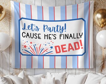 Anti Trump Party Banner Indoor Wall Tapestry FDT