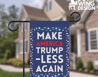 Anti Trump Yard Flag Garden Banner Protest Sign FDT