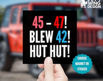 Football Play on Trump Clinton Scandal Car Magnet Square Bumper Sticker Epstein List Emails