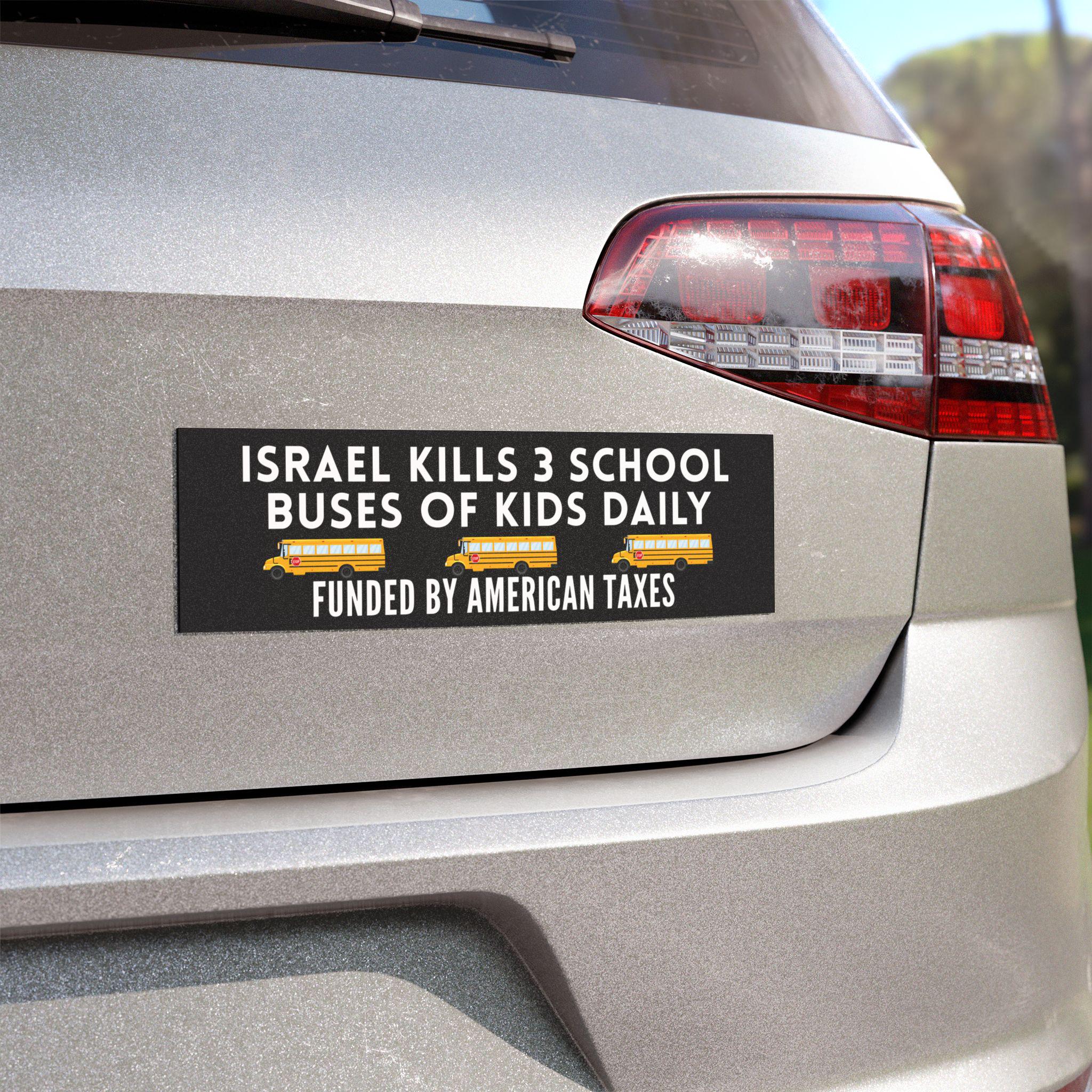 Defund Israel Sticker Anti Israel Car Magnet Bumper Sticker Anti Trump Republican Zionism - Etsy