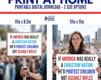 Anti Trump Printable Protest Sign Digital Art Make Your Own Print At Home