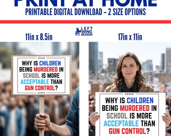 Anti Trump Printable Protest Sign Digital Art Make Your Own Print At Home