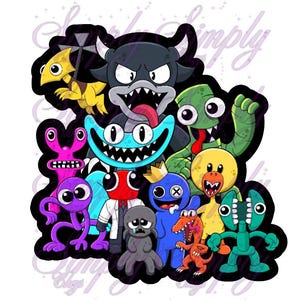 Regenbogen Freunde Bundle PNG