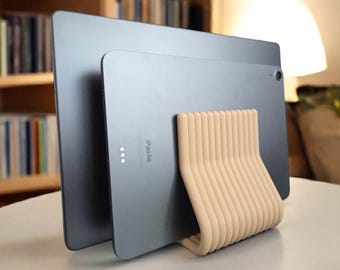 Dual Vertical Laptop Stand | Custom Color Double Holder in Multiple Sizes